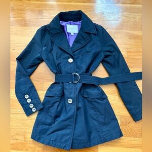 Trench navy coat by Laundry